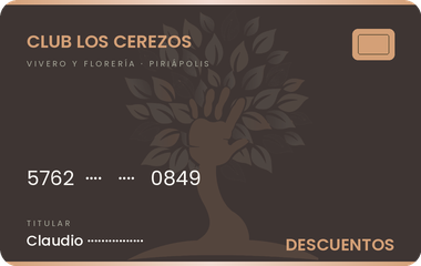 Tarjeta Club Los Cerezos
